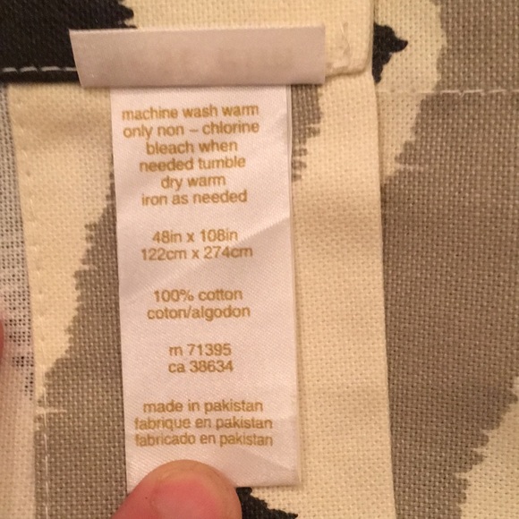 West Elm Other Nwt 2 West Elm Dotted Chevron Drapery Panels Poshmark